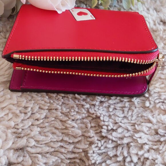 KATE SPADE Lucky Draw Small L-Zip Bifold Wallet - Picture 9 of 12